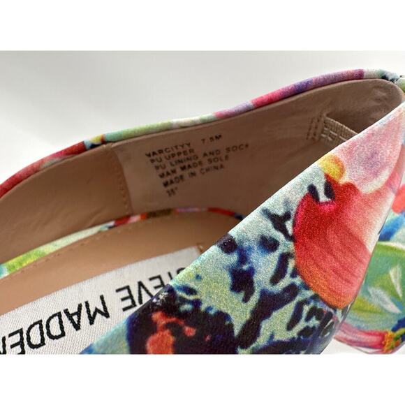 Steve Madden Varcityy Floral Heel Size 7.5 - Picture 5 of 6